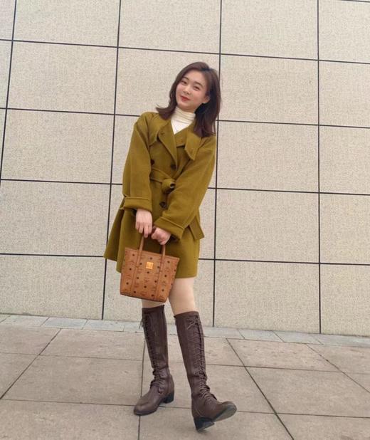 F020129迷你菜篮子包购物包干邑色女生通勤百搭包 商品图5