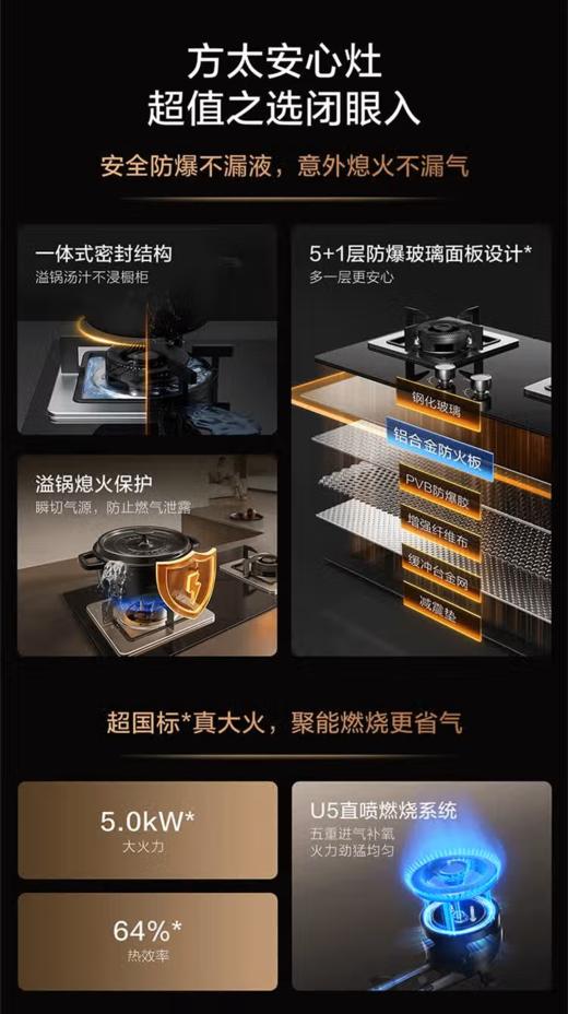 方太燃气灶 品牌之选 商品图4