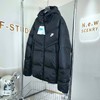 F020128冬季短款连帽羽绒棉服外套男女同款 商品缩略图1