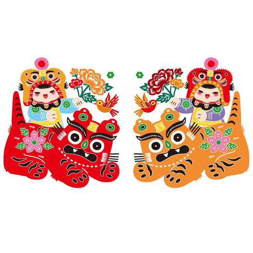 【2026马年国风窗花蔚县剪纸】手工新年装饰品氛围布置窗花静电贴加厚 商品图4