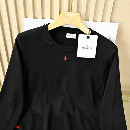 Moncler蒙口2026春秋新款经典男士圆领针织打底毛衣 商品图4