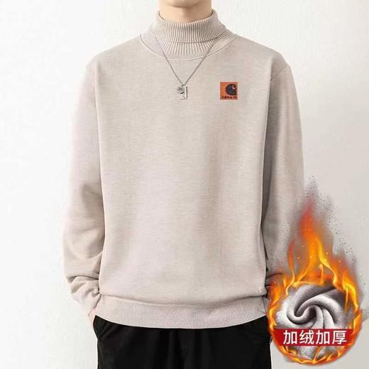 F020116冬季新款加绒加厚高领打底毛衣男女同款 商品图6