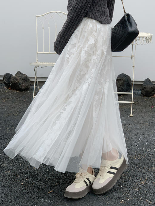 【百图lulu】【蝴蝶花半裙】蝴蝶印花  花洒 裙摆半裙 商品图6