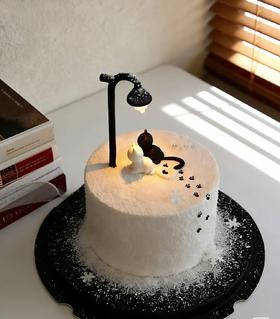 情人节蛋糕--【 情侣小猫】送老婆、女友