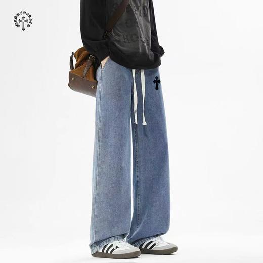 F020118新款四色重工水洗复古工装洗旧牛仔裤 商品图7