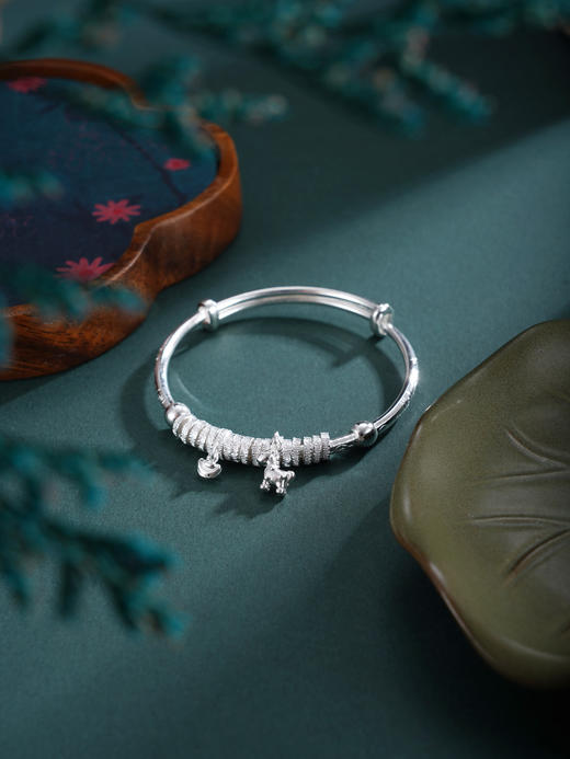 子佩集【马到财成】银S9999手镯【TC0522668】腰缠万贯小马2601 商品图6