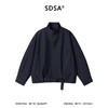 SDSA男装2026新款高贵轻奢韩版简约按扣立领夹克外套百搭宽松纯色 商品缩略图0