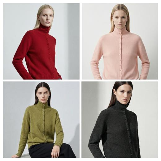 KINGDEER/KD新款女式时尚休闲羊绒衫L805907经典基本款/气质款鹿王 红色 商品图1