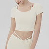 YOGACODE【火树银花系列】凉感瑜伽套装两件套带胸垫裸感舒适运动套装DWT116162+DWE116163 商品缩略图1