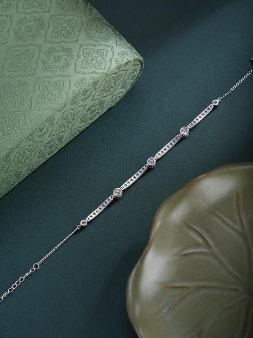 子佩集【逐梦星河】银S925手链【SL070633BM】时尚点钻2601 商品图5