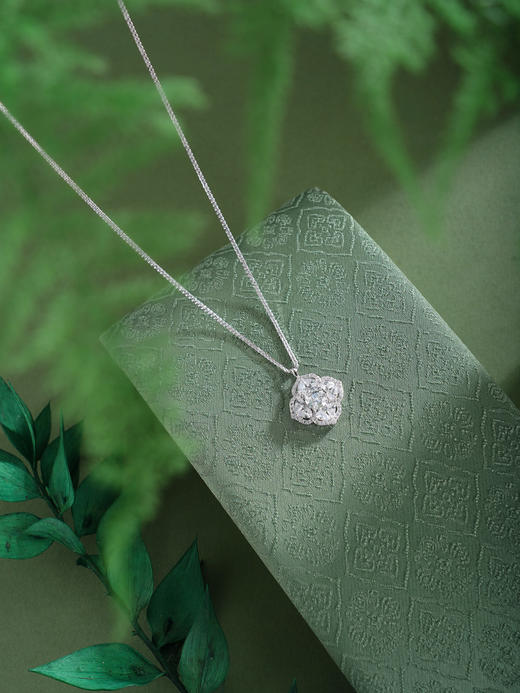 子佩集【四叶凌霜】银S925套链【YL-7490101】项链时尚四叶草2601 商品图7