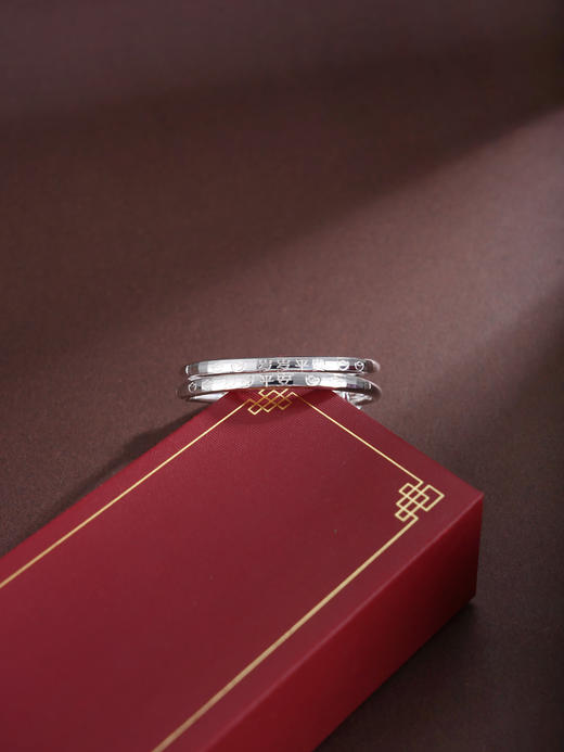 子佩集【岁岁平安】银S9999童镯【TB0240961】儿童岁岁平安2601 商品图3