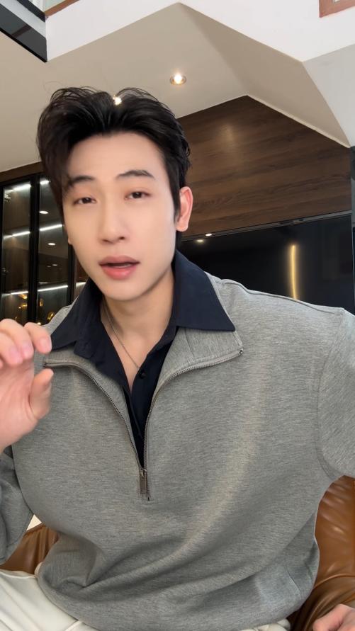 WY730SDSA春夏新款痞帅男装美式潮牌半拉链立领假两件卫衣百搭宽松上衣 商品图0