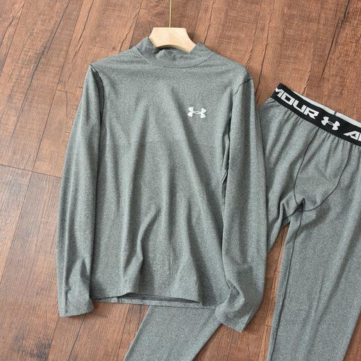UA安德玛舒绒半高领保暖内衣套装强势来袭, 适合男士打底健身内穿百搭款式！ 商品图5
