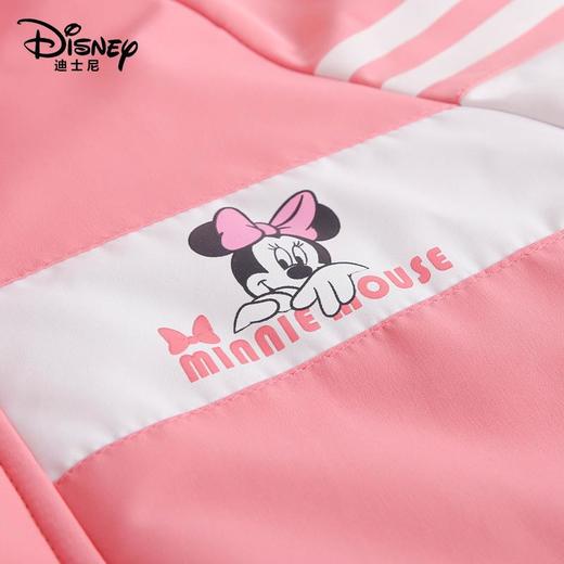 迪士尼儿童户外冲锋衣春秋款中大童亲子款加厚连帽外套 商品图4