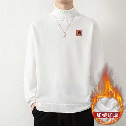 F020116冬季新款加绒加厚高领打底毛衣男女同款 商品图4