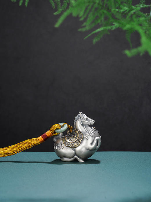 子佩集【马跃长安】银S999手把件【HS010】原创作品2601 商品图3