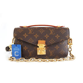 【95新】LV路易威登Pochette metis east west手袋M46279老花小邮差包单肩斜挎包女士290126AK29