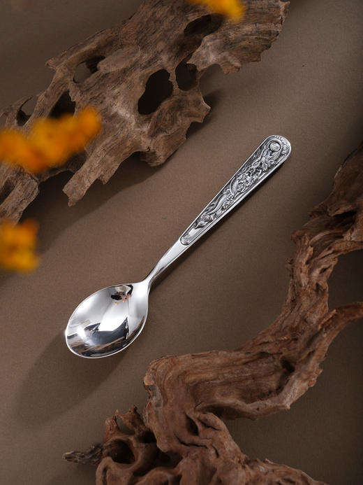 子佩集【龙兴福聚】银S999摆件【SZ000413】餐具龙&福勺子2601 商品图5