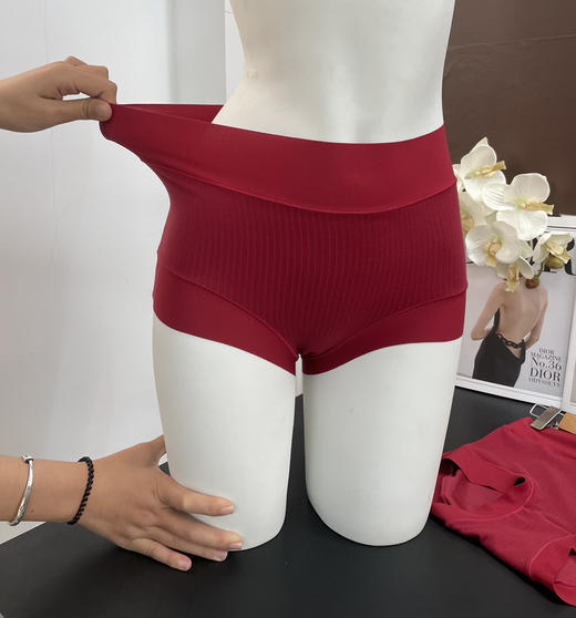 爱慕同款高腰红内裤4条装 商品图0