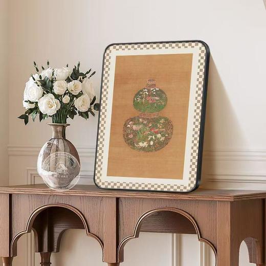 【葫芦桌面摆画中古风福禄挂画】客厅电视柜装饰画乔迁新居斗柜小摆台 商品图2