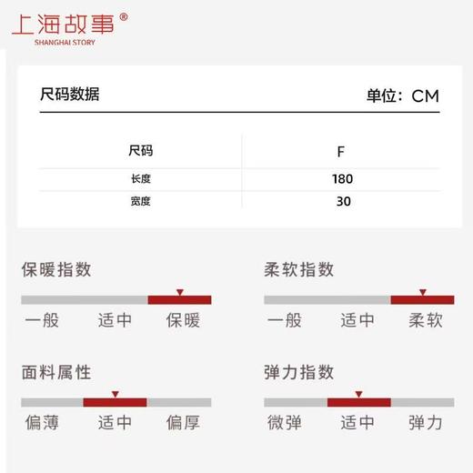 【上海故事】羊毛时尚男士围巾围脖保暖秋冬季羊毛百搭商务送礼 商品图3