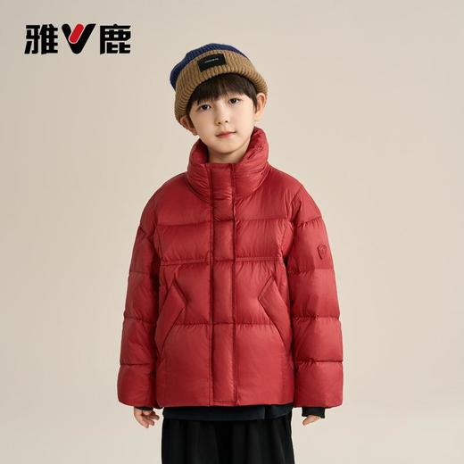 V/雅鹿2025新款儿童羽绒服男女中大童亲子款立领加厚羽绒服外套 商品图4