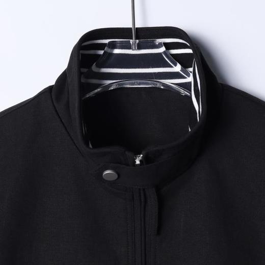 SDSA男装2026新款高贵轻奢美式简约纯色拉链立领夹克外套百搭宽松 商品图1