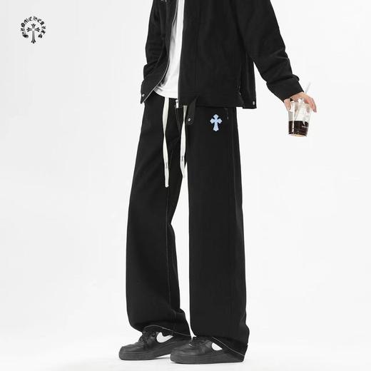 F020118新款四色重工水洗复古工装洗旧牛仔裤 商品图4