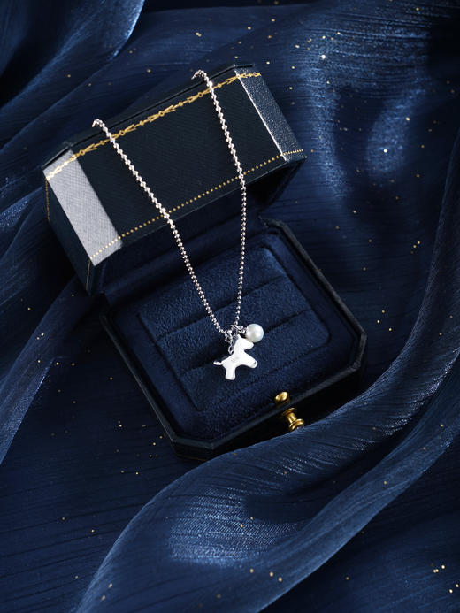 子佩集【珍爱萌马】银S925套链【FYL-2020】项链时尚小马珍珠2601 商品图5