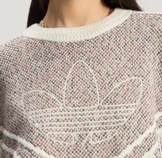 F020139新款新年何与同款针织衫套头撞色提花针织毛衣 商品图12