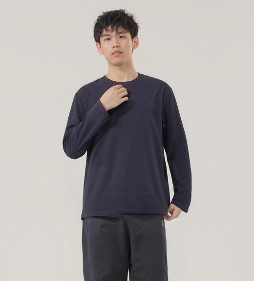 佐丹奴男装秋冬新款男士纯色纯棉圆领打底衫13025861 商品图3