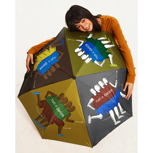 CryingCenter 跑步的人环扣自动伞 户外运动 哭喊中心 商品图2