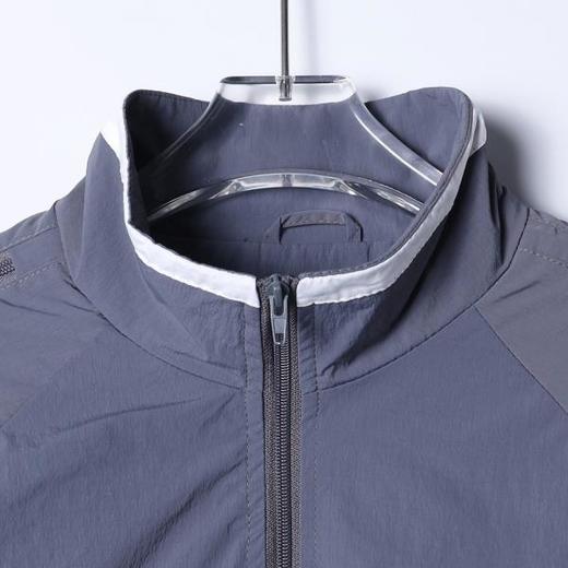 SDSA男装2026新款高贵轻奢韩版拉条刺绣字母拉链立领夹克外套百搭 商品图1