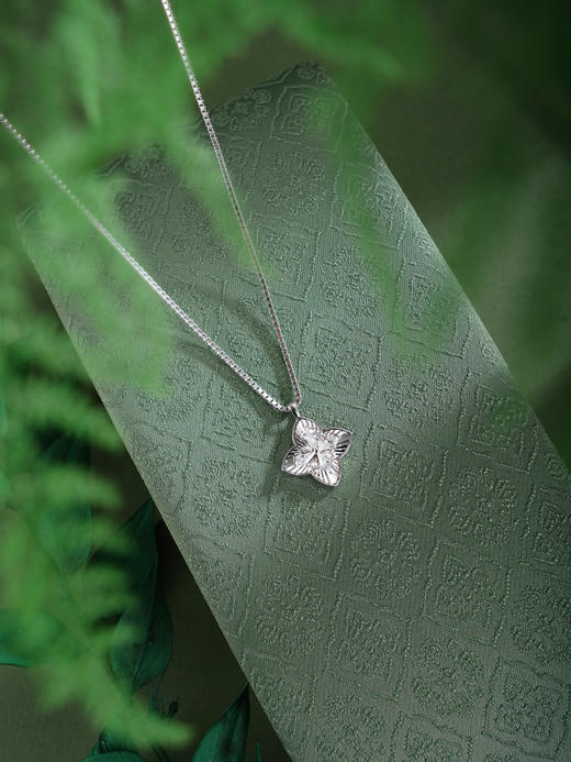 子佩集【四叶微光】银S925套链【FYL-2166101】项链时尚四叶草2601 商品图3