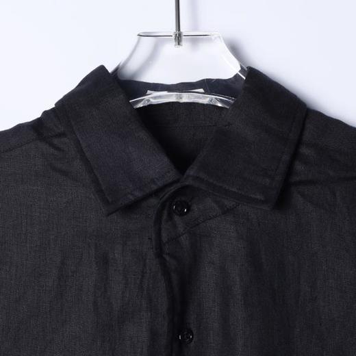 SDSA男装2026新款高贵轻奢韩版简约纯色亲肤长袖衬衫百搭极简衬衣 商品图1