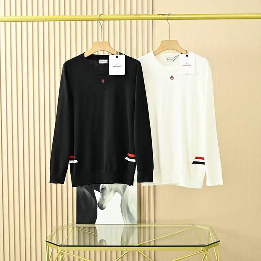 Moncler蒙口2026春秋新款经典男士圆领针织打底毛衣 商品图0