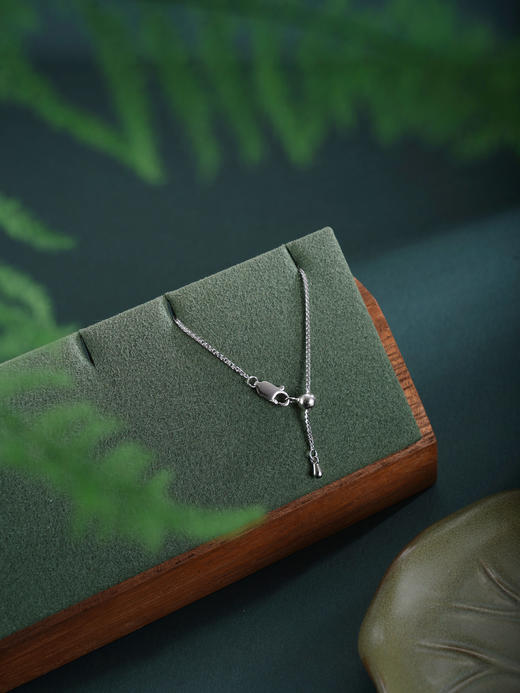 子佩集【多吉明觉】银S925套链【FYL-2116101W】项链时尚金刚杵四叶草2601 商品图5