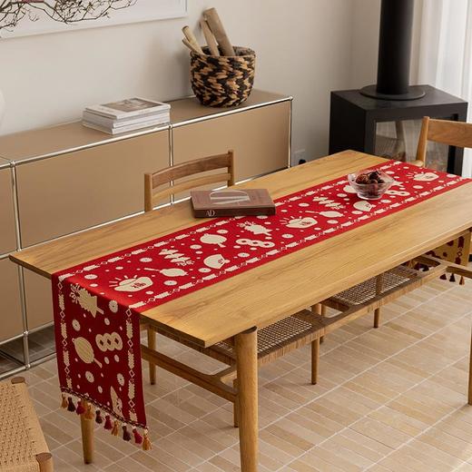 【新年中国风新中式桌旗】餐桌长条茶几旗春节过年家用装饰布 商品图2