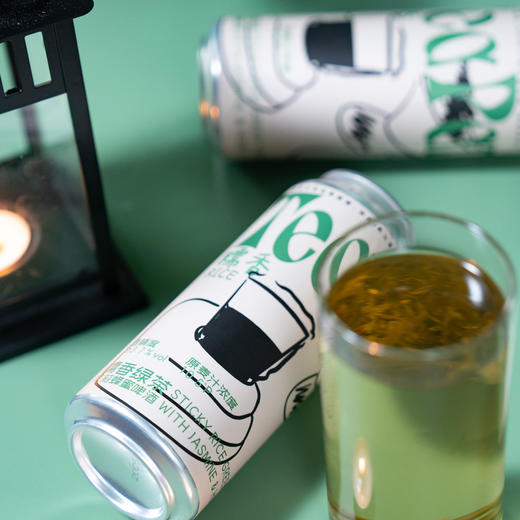 牛啤堂 糯香绿茶 500ml 商品图0