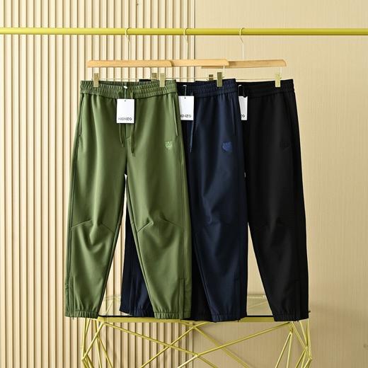 春秋季新款复合加绒加厚虎头刺绣防泼水机能工装裤宽松束脚长裤！！ 商品图0