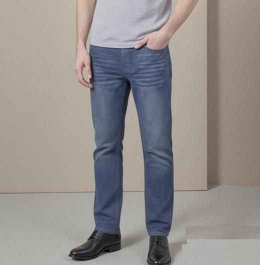 佐丹奴男装26年新款直筒纯棉薄牛仔裤13116011 商品图0