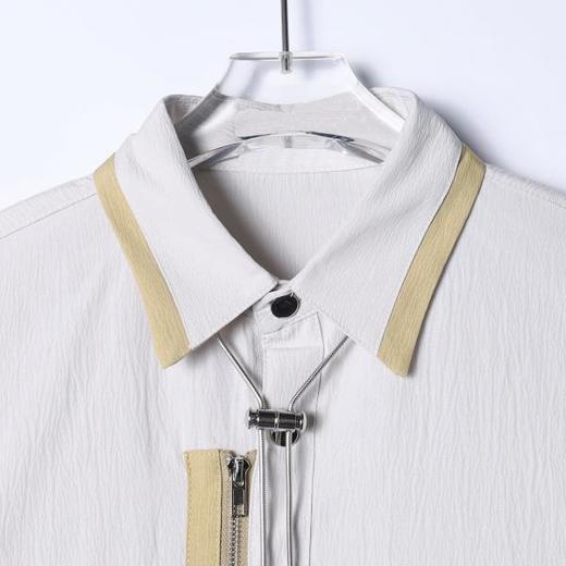 SDSA男装2026新款高贵轻奢美式复古宽松垂感长袖衬衫休闲百搭衬衣 商品图1