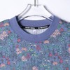 SDSA夏季新款男士痞帅彩色满印植物花卉圆领短袖T恤百搭设计师 商品缩略图1