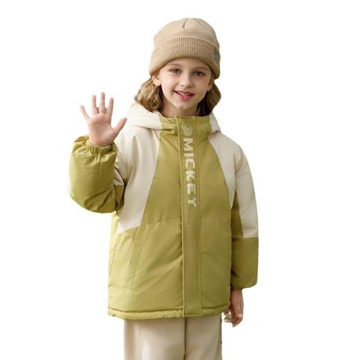 迪士尼儿童双面穿90白鸭绒羽绒服加厚连帽外套韩版新款中小童冬装 商品图4