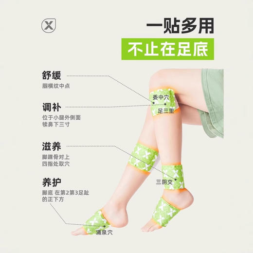 喜步艾草暖手&足贴 自发热暖宝宝驱寒暖身热敷贴【新春好物随行专场】 商品图3