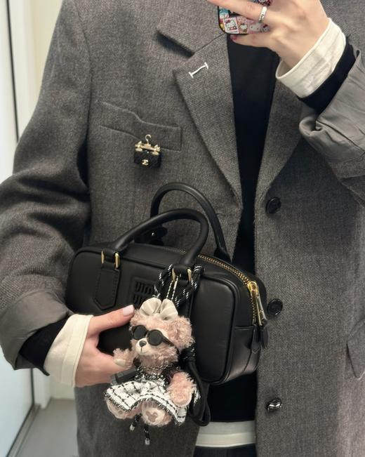 Miu家一包难求保龄球纯皮单肩斜挎包 商品图13