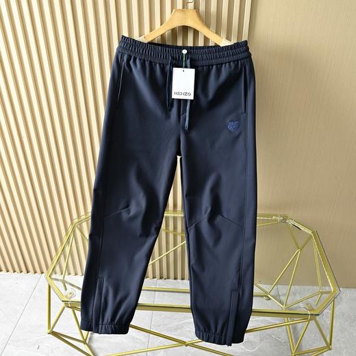 春秋季新款复合加绒加厚虎头刺绣防泼水机能工装裤宽松束脚长裤！！ 商品图2