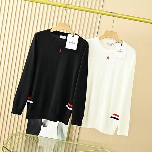Moncler蒙口2026春秋新款经典男士圆领针织打底毛衣 商品图1