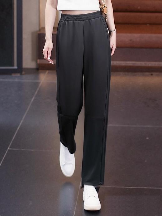 佐丹奴女装26年新款空气三明治双面针织宽松直筒裤05416121 商品图2